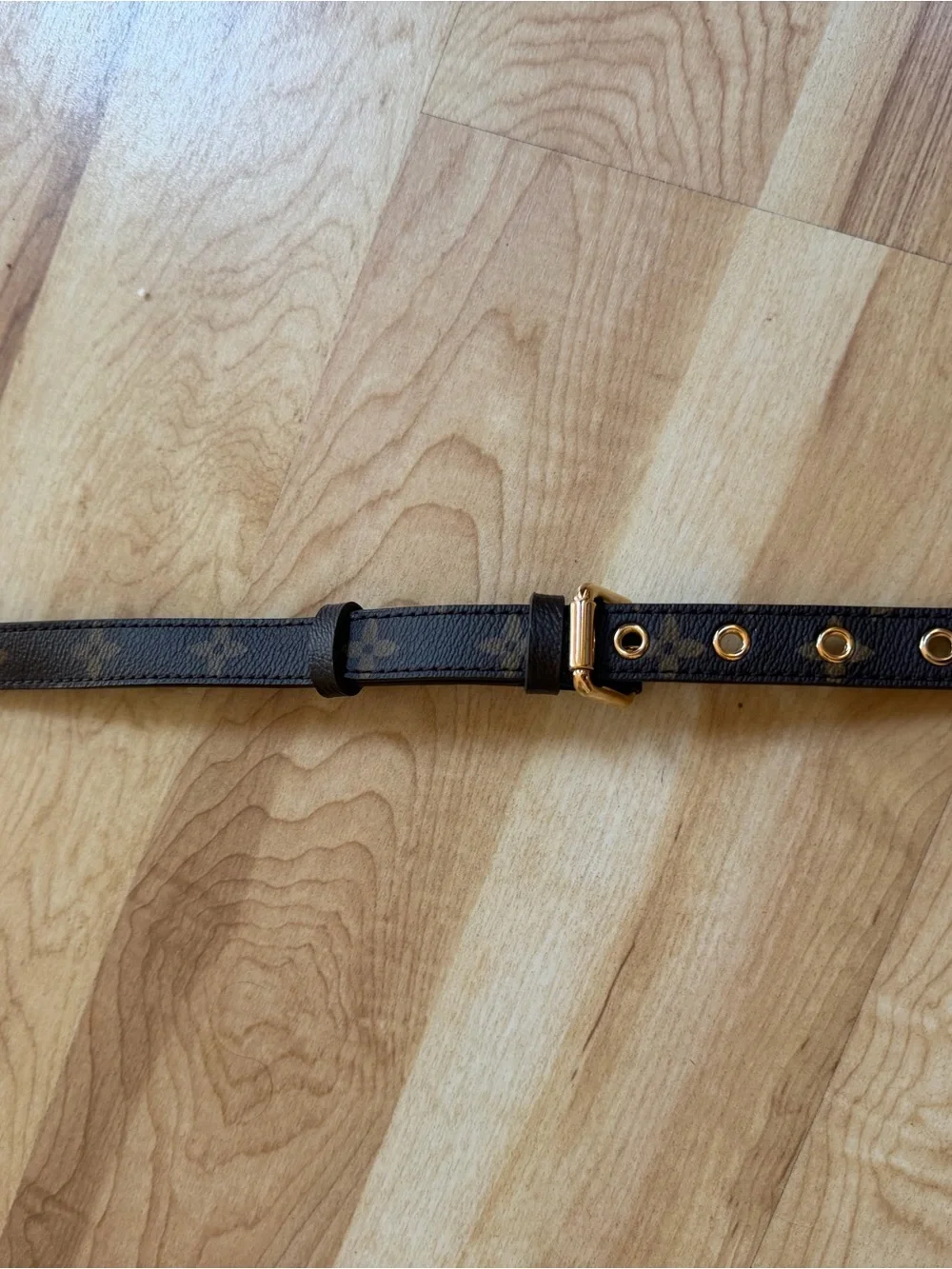 Louis Vuitton Brown Monogram Adjustable Shoulder Strap  Gold Hardware never used